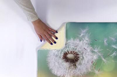 Non slip shower mat Dandelion plant