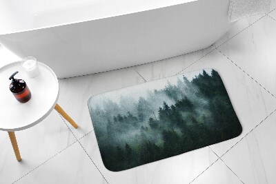 Bath rug Fog forest