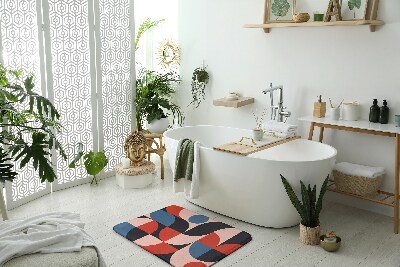 Bathroom mat Geometric pattern