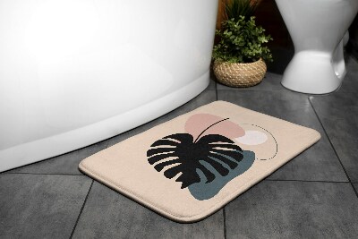 Bathmat Monster leaf