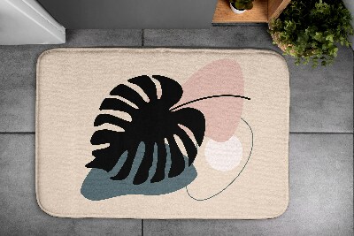 Bathmat Monster leaf