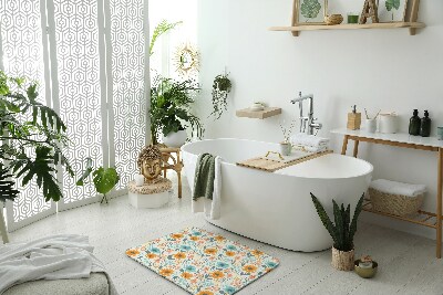 Bath mat Floral pattern