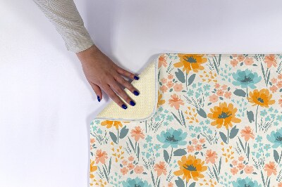 Bath mat Floral pattern