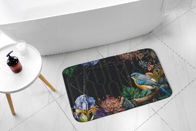 Bathmat Bird flowers