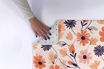 Bath mat Floral pattern