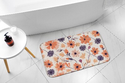 Bath mat Floral pattern