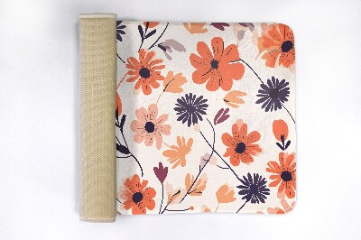 Bath mat Floral pattern