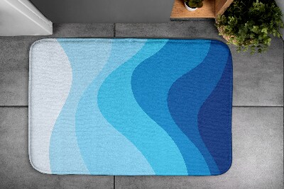 Bathroom rug Water abstraction