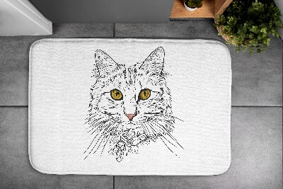 Bath mat Cat animals