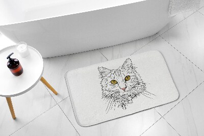 Bath mat Cat animals