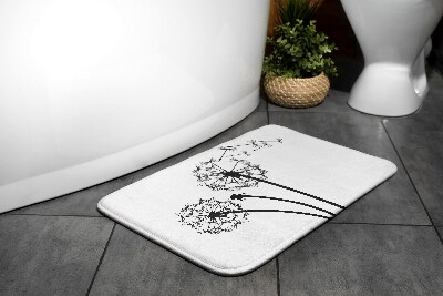 Bathroom carpet Dandelion flowers
