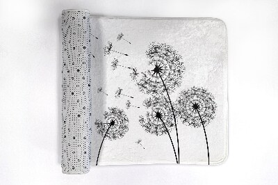 Bathmat Dandelions flowers