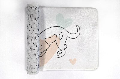 Bathmat Dog animals