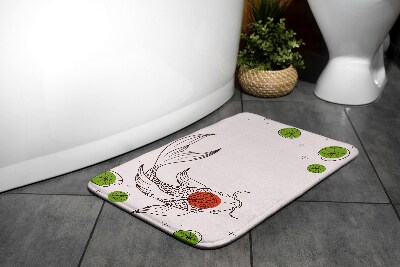 Bathroom carpet Carp koi fish