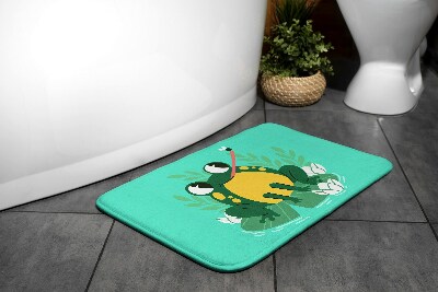 Bathroom carpet Frog