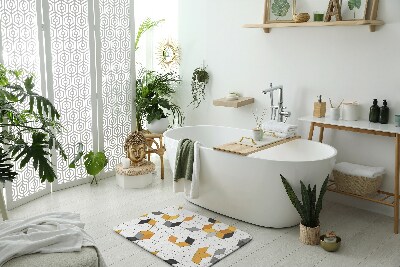 Bathroom carpet Geometric cubes