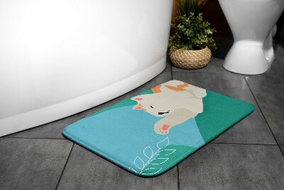 Bathroom mat Kitty animals