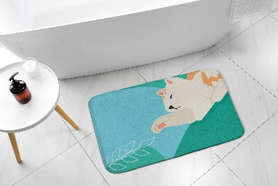 Bathroom mat Kitty animals