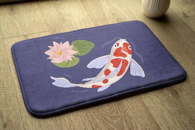 Bathroom mat Fish koi