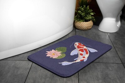 Bathroom mat Fish koi