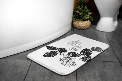 Bathroom mat Monster leaves