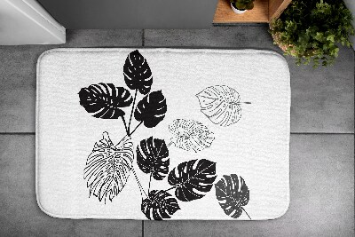 Bathroom mat Monster leaves