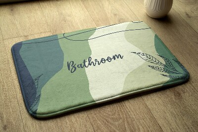 Bathmat Pastel greens