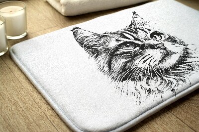 Bathmat Cat animals