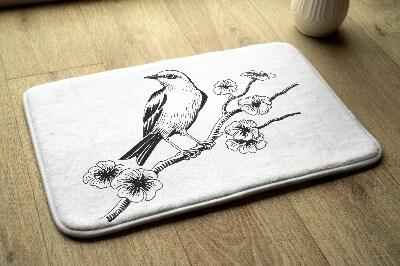 Bathmat Bird on a tree