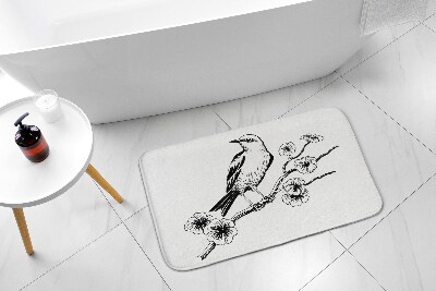 Bathmat Bird on a tree