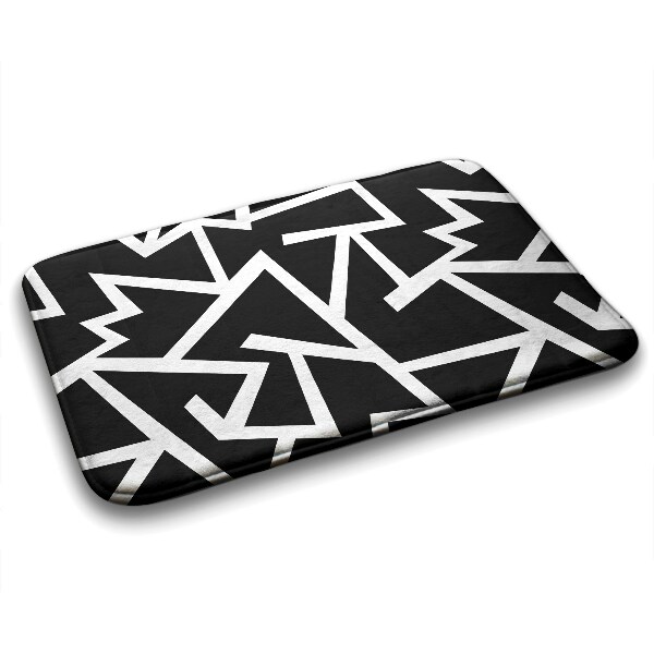 Bath mat Geometric lines