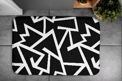 Bath mat Geometric lines