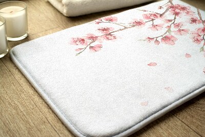 Bathmat Japanese flowers