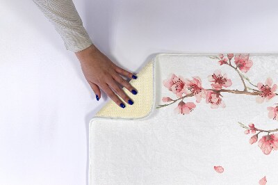 Bathmat Japanese flowers