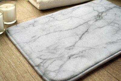 Bathmat Gray marble