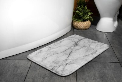 Bathmat Gray marble