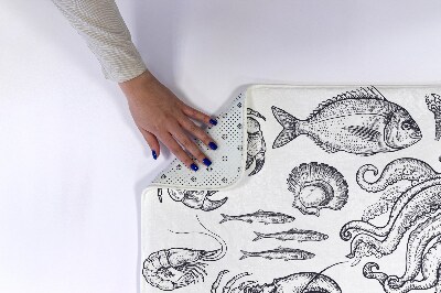 Bath mat Sea animals