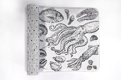 Bath mat Sea animals