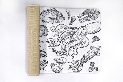 Bath mat Sea animals