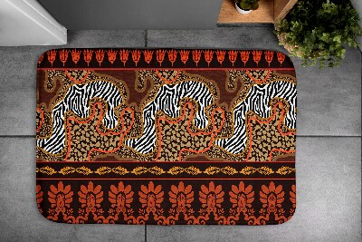 Bathmat Africa animals abstraction