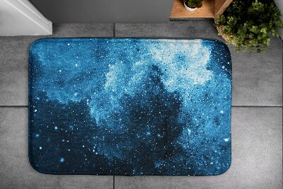 Bathroom carpet Blue abstraction