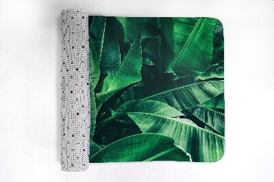 Non slip shower mat Plants leaves