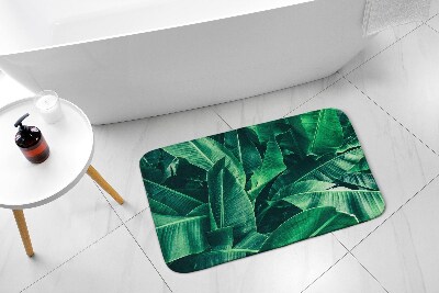 Non slip shower mat Plants leaves