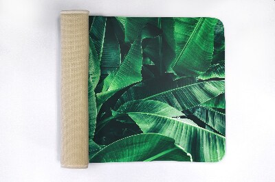 Non slip shower mat Plants leaves