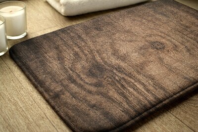 Bath rug Wood