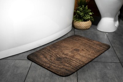 Bath rug Wood
