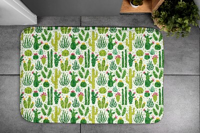 Bath rug Pattern cacti