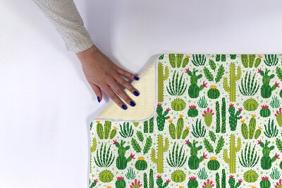 Bath rug Pattern cacti