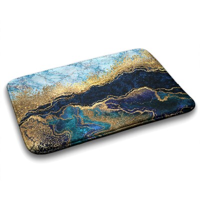 Bathmat Blue marble