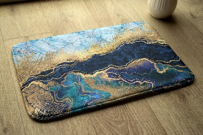 Bathmat Blue marble